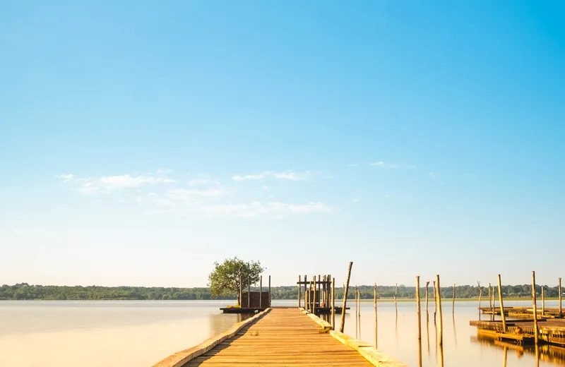 Ponton d'Azur Landes lac Soustons
