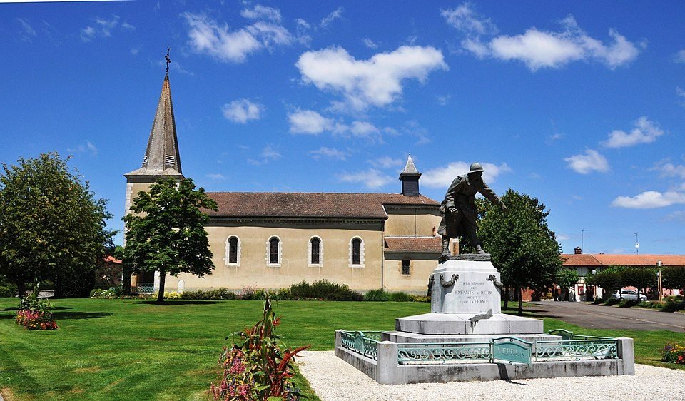 Le village de Herm au cœur de la forêt landaise